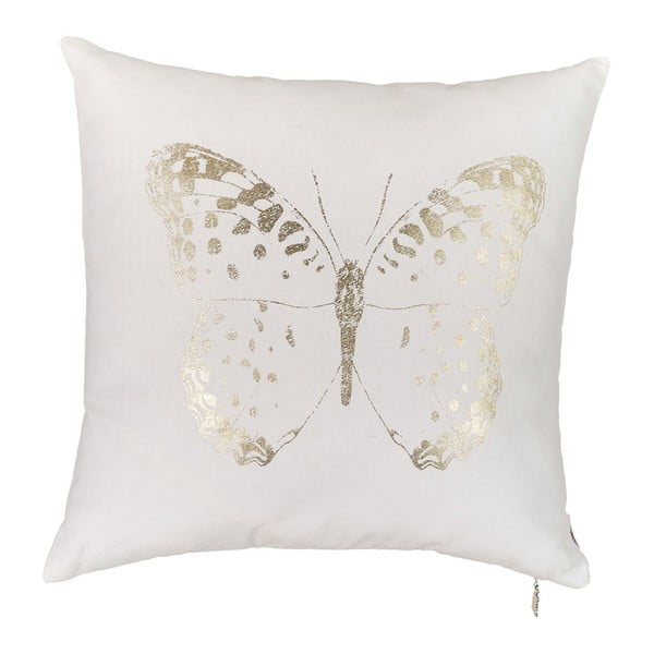 Obliečka na vankúš Mike & Co. NEW YORK Golden Butterfly, 45 × 45 cm