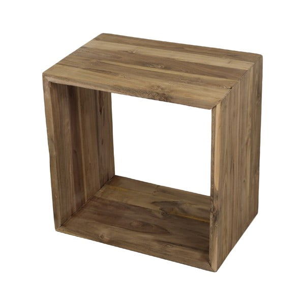 Odkladací stolík z teakového dreva HMS collection Cube