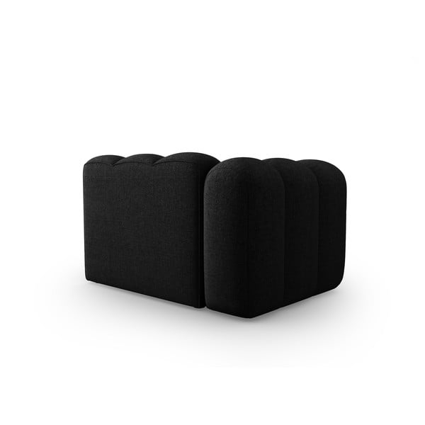Čiernoantracitový modul pohovky (ľavý roh) Lupine – Micadoni Home-image-3