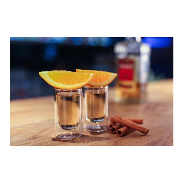 Sada 2 dvojstenných pohárov Vialli Design Amo Shot, 50 ml-image-3
