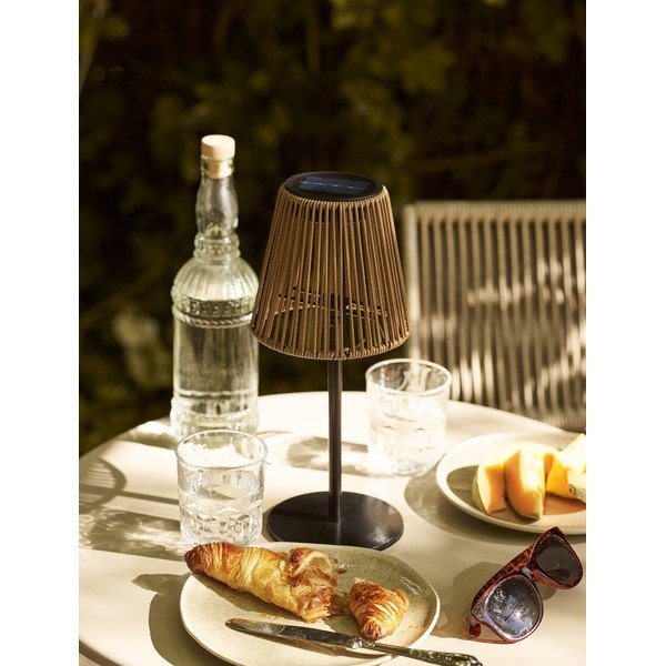 LED stolové/prenosné vonkajšie svietidlo so solárnym panelom ø 14 cm Salford – House Nordic-image-1