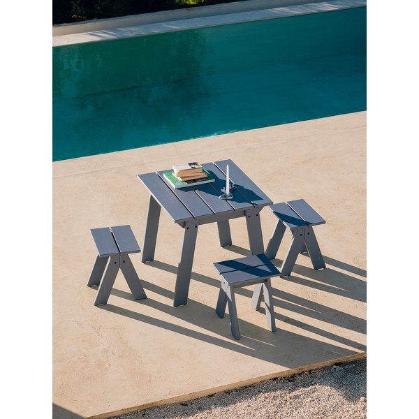 Modrá drevená záhradná stolička Navo – noo.ma-image-2