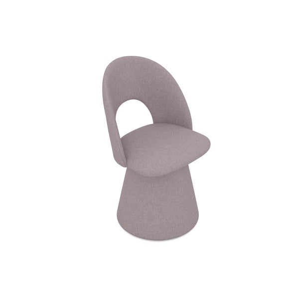 Čalúnené jedálenské kreslo v levanduľovej farbe Kalo – Makamii-image-2