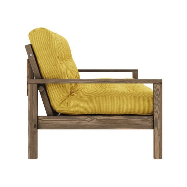 Žltá rozkladacia pohovka 205 cm Knob – Karup Design-image-4