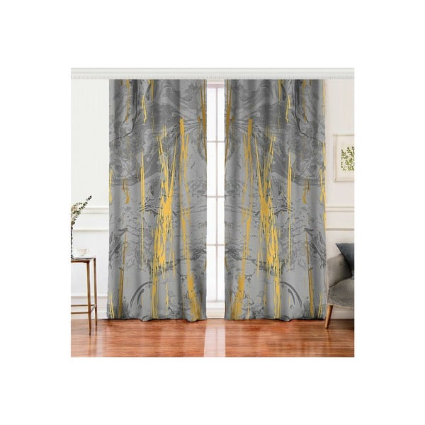 Závesy v sivo-zlatej farbe v súprave 2 ks 140x260 cm - Mila Home-image-2