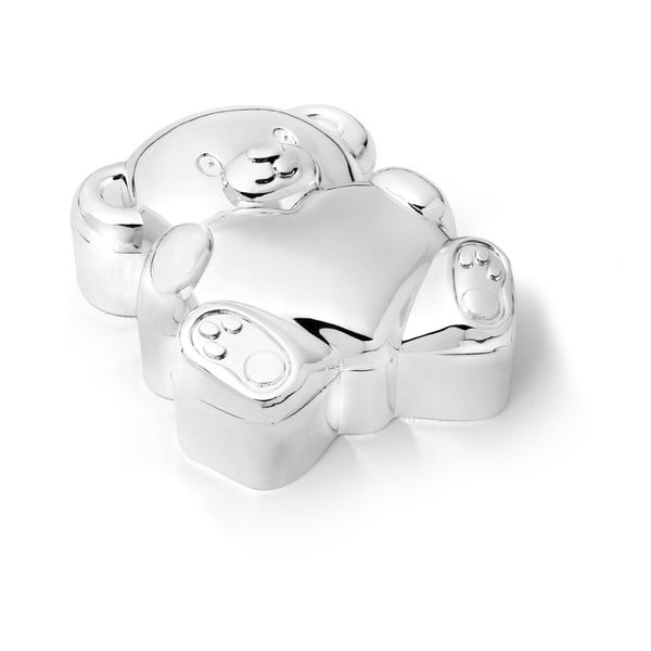 Kovová škatuľka na prvý zúbok 6x5x2 cm Bear with Heart – Zilverstad-image-3