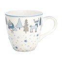 Bielo-modrý hrnček z kameniny Green Gate Kids