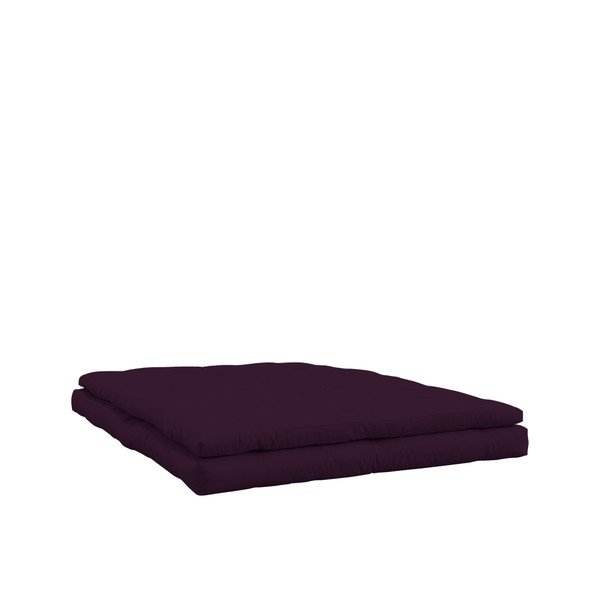 Variabilná pohovka s koženými popruhmi Karup Buckle Up Purple Plum-image-2