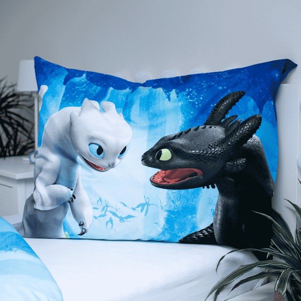 Detské obliečky na jednolôžko z mikrovlákna 140x200 cm How to Train Your Dragon - Jerry Fabrics-image-3