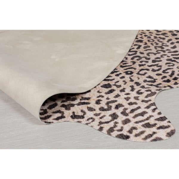 Hnedá syntetická kožušina 195x155 cm - Flair Rugs-image-3