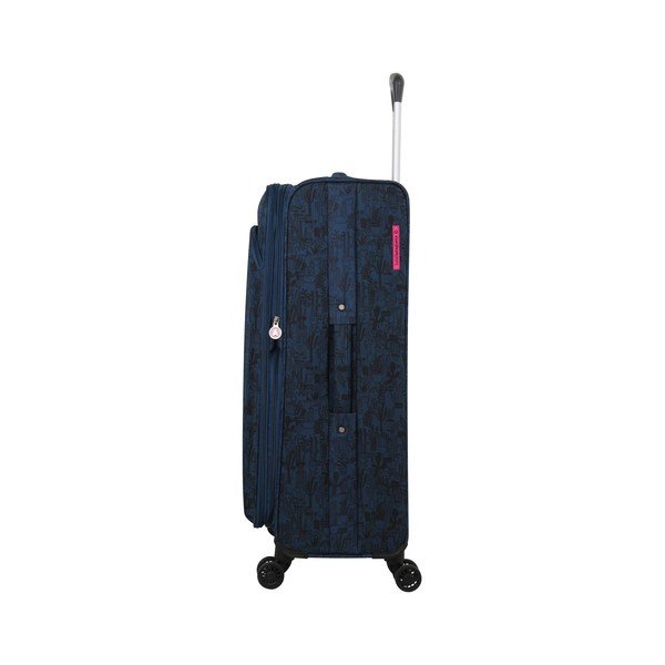 Modrý kufor na 4 kolieskach Lulucastagnette Teddy Bear, 71 l-image-4