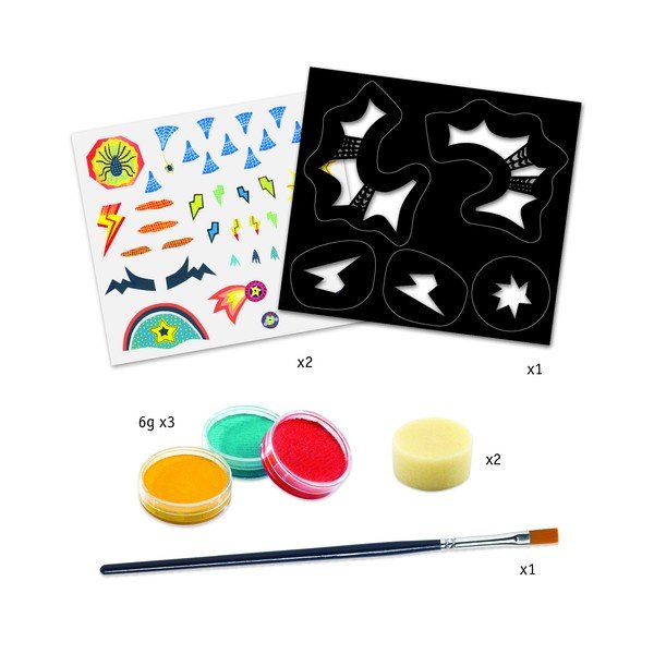 Set maľovanie na tvár Djeco Superhrdinovia-image-1