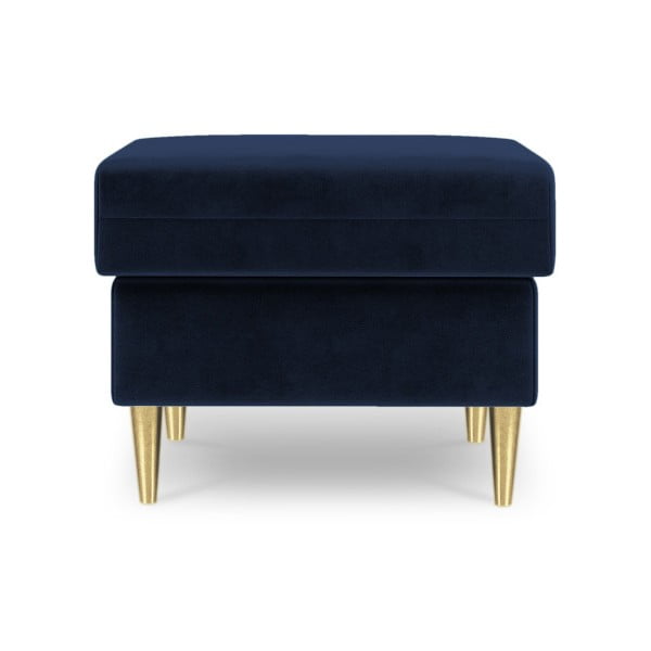 Modrý puf Mazzini Sofas Muguet, 60 × 45 cm-image-2