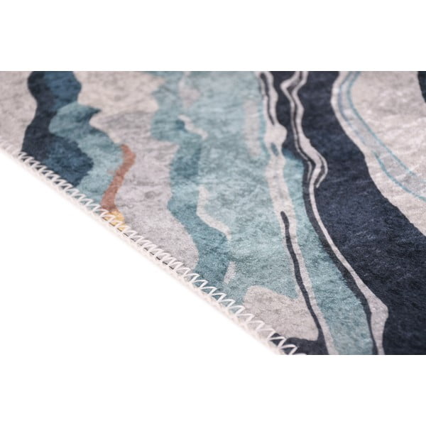 Žltý/modrý prateľný koberec 160x230 cm Colors of Joy – Vitaus-image-2