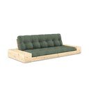 Zelená rozkladacia pohovka 244 cm Base – Karup Design