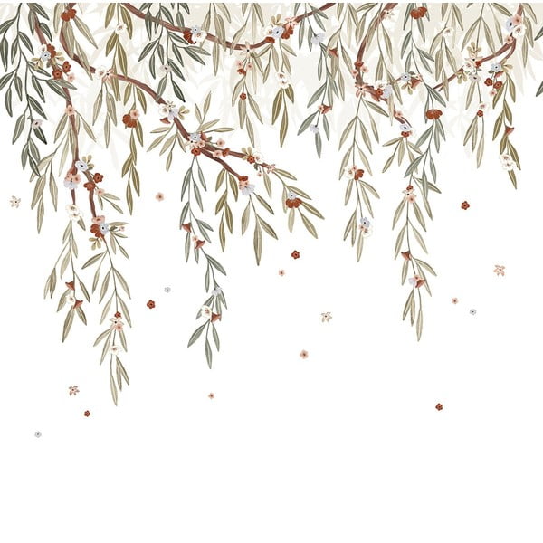 Detská tapeta 200 cm x 248 cm Eucalyptus Blooming – Lilipinso