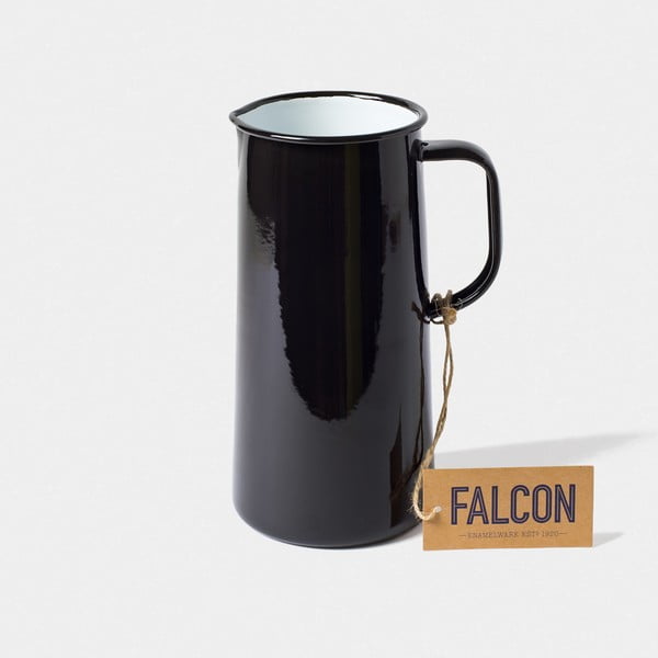 Čierny smaltovaný džbán Falcon Enamelware TriplePint, 1,704 l