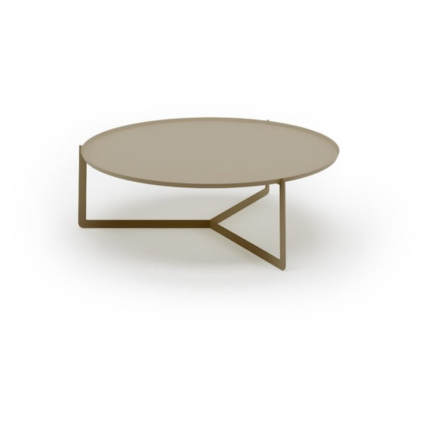 Hnedý konferenčný stolík MEME Design Round, Ø 95 cm