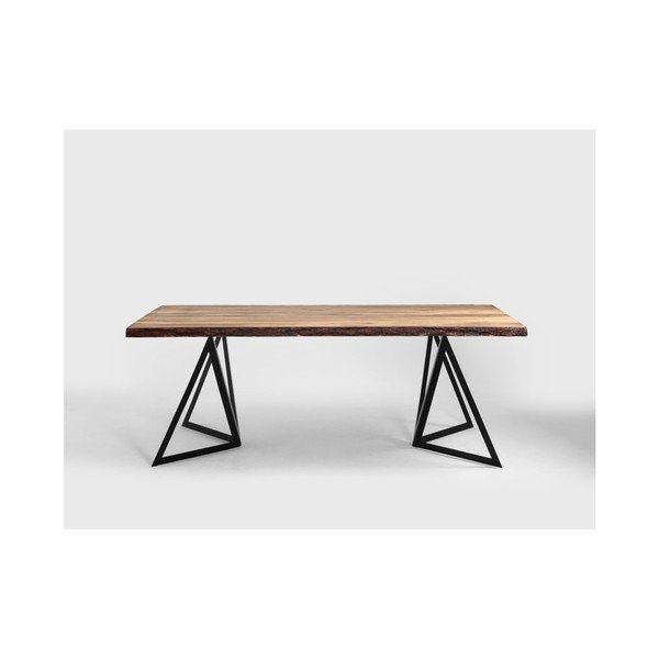 Jedálenský stôl s doskou z borovicového dreva Custom Form Sherwood Dark, 240 × 100 cm-image-1