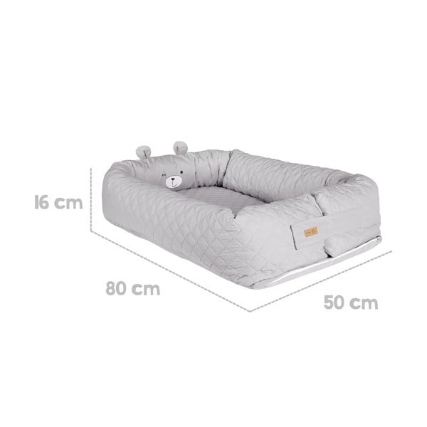 Svetlosivé hniezdočko pre bábätko Roba style – Roba-image-3