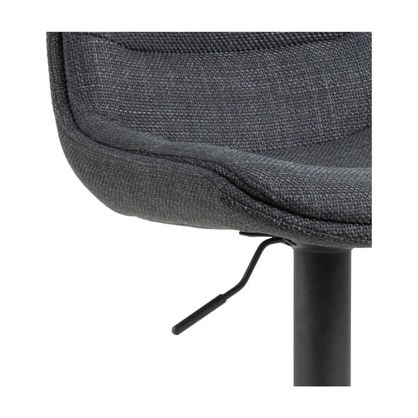 Sivá barová stolička s nastaviteľnou výškou (výška sedadla 65 cm) Adisa – Actona-image-4