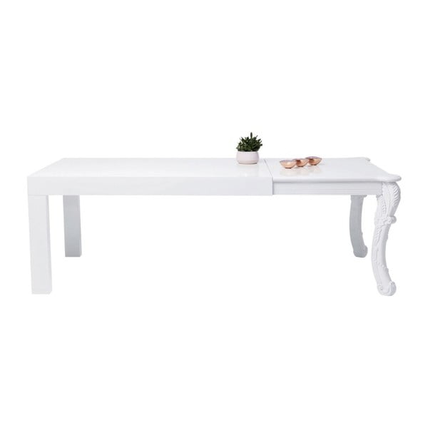 Biely jedálenský stôl Kare Design Janus, 220 × 90 cm