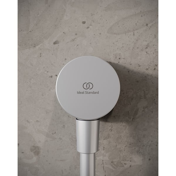 Kovový diel na pripojenie sprchy v matne striebornej farbe IdealRain – Ideal Standard-image-1