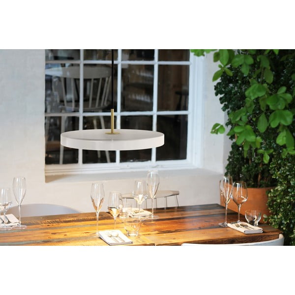 Biele LED závesné svietidlo s kovovým tienidlom ø 31 cm Asteria Mini – UMAGE-image-4