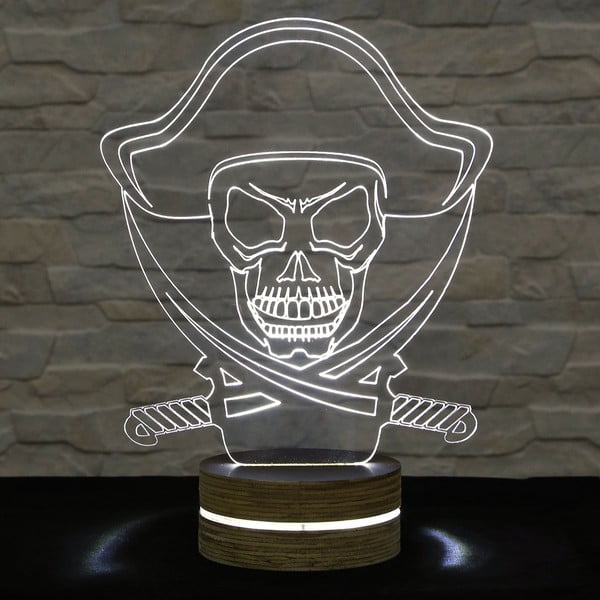 3D stolová lampa Pirate