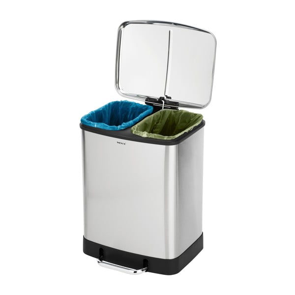 Odpadkový kôš na triedený odpad z nerezovej ocele 24 l Studio Duo – Wenko