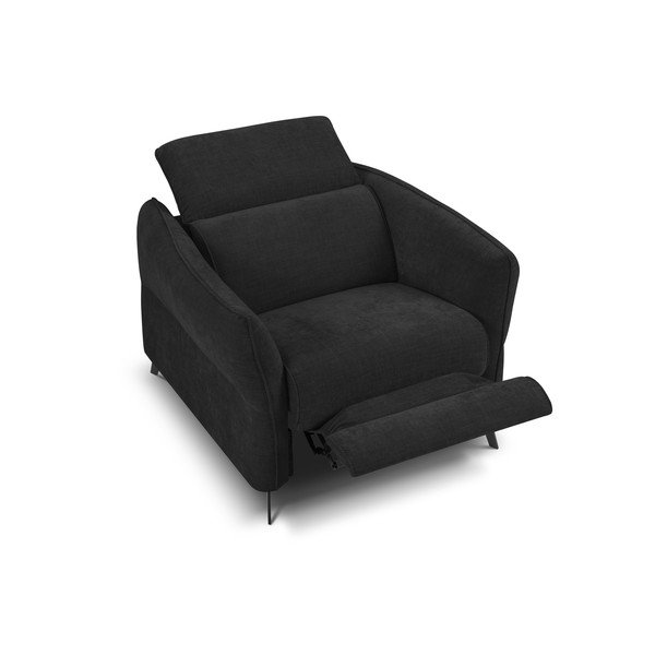 Čierne kreslo Hubble – Windsor & Co Sofas-image-3