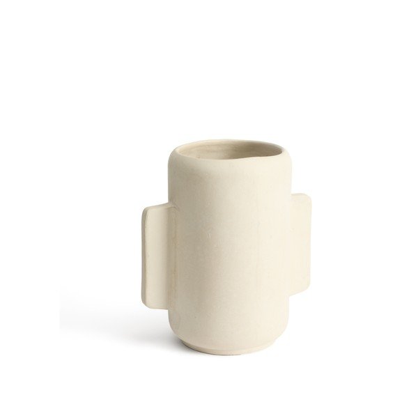 Krémovobiela váza z papiermaša (výška  38 cm) Mireni – Kave Home