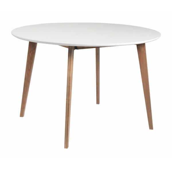 Jedálenský stôl s podnožou z dubového dreva Folke Arild, ⌀ 115 cm