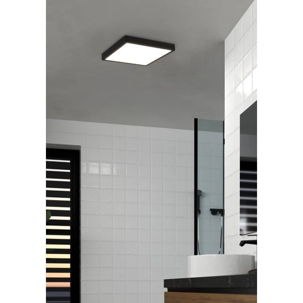 Čierne LED stropné svietidlo 28,5x28,5 cm FUEVA 5 – EGLO-image-1