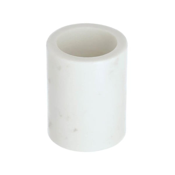 Biely mramorový téglik na zubné kefky Elenei – Kave Home