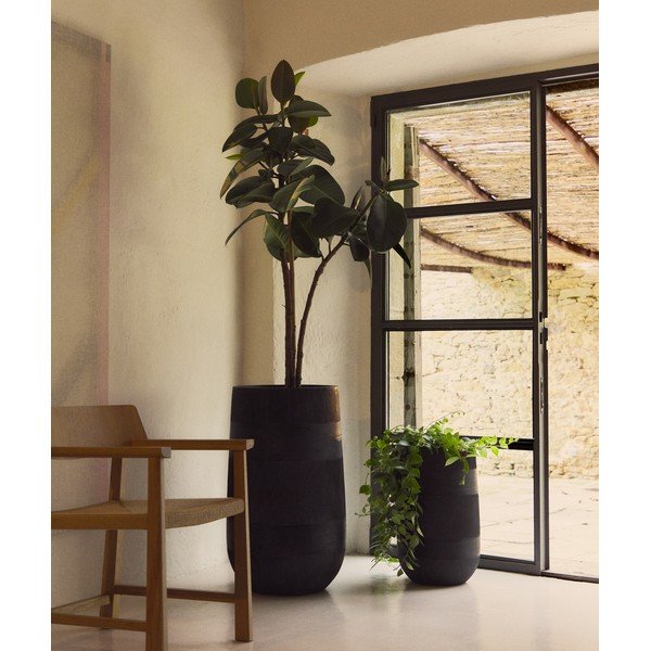 Obaly na kvetináče v súprave z cementu ø 45 cm Tival – Kave Home-image-1