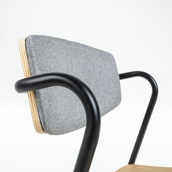 Jedálenská stolička v dekore dubového dreva Kave Home Zaha-image-4