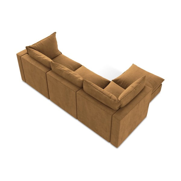 Terakotová rohová pohovka (ľavý roh/s leňoškou) Manao – Makamii-image-3