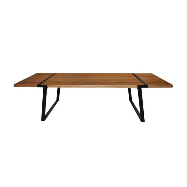 Jedálenský stôl Gigant Nature/Black, 290x100x74 cm