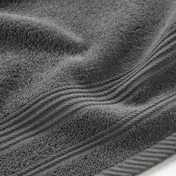 Tmavosivý froté bavlnený uterák 30x50 cm Tendresse – douceur d'intérieur-image-2