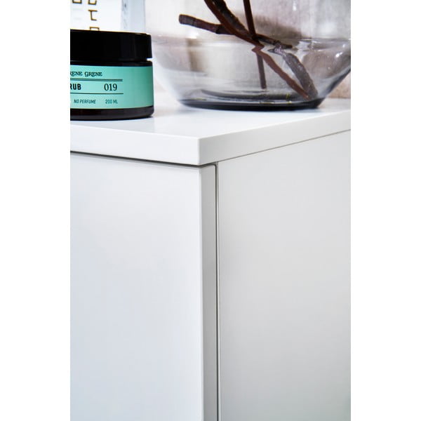 Biela závesná kúpeľňová skrinka 35x125 cm Set 360 - Pelipal-image-1