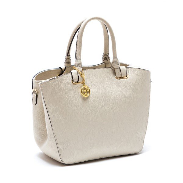 Kožená kabelka Carla Ferreri 1156 Beige-image-2