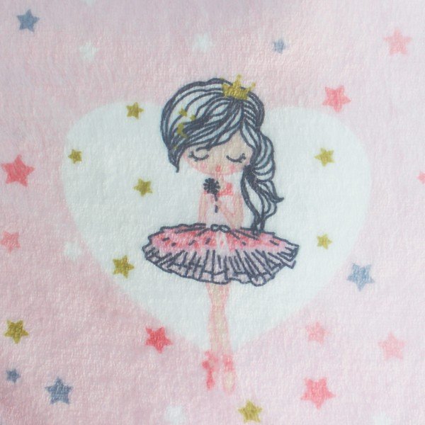 Ružová detská deka z mikroflanelu 125x150 cm Petite Etoile – douceur d'intérieur-image-2