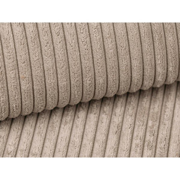 Svetlohnedá menčestrová rohová pohovka Campi – Cosmopolitan Design-image-4