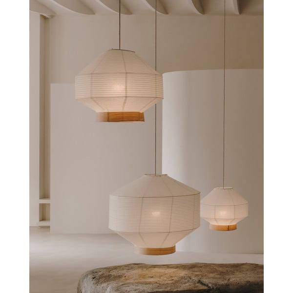 Biele tienidlo ø 80 cm Hila – Kave Home-image-2