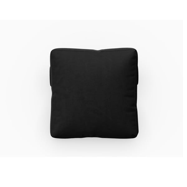 Čierny zamatový vankúš k modulárnej pohovke Rome Velvet - Cosmopolitan Design-image-1