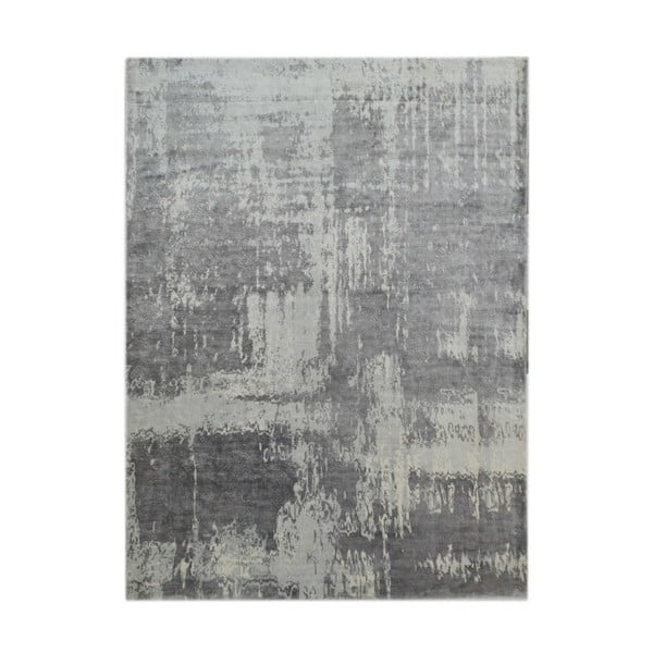 Sivý viskózový  koberec The Rug Republic Woodward, 230 x 160 cm
