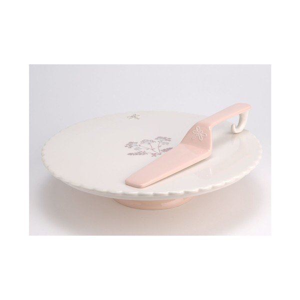 Podnos na tortu s lyžicou Nature