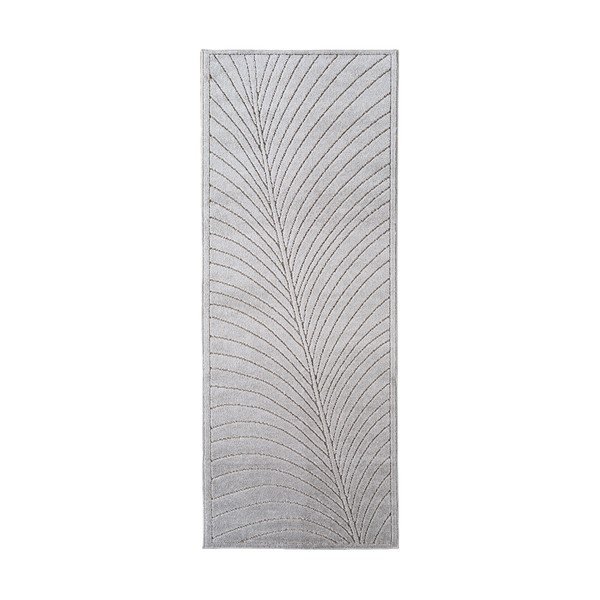 Vnútorný a vonkajší behúň v striebornej farbe 80x250 cm Nova 1204 – Ayyildiz Carpets
