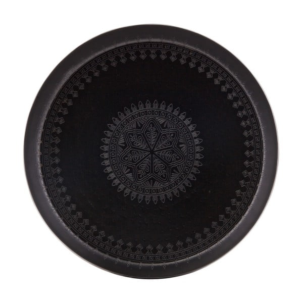 Čierny dekoratívny podnos BePureHome Waitress, Ø 55 cm-image-1